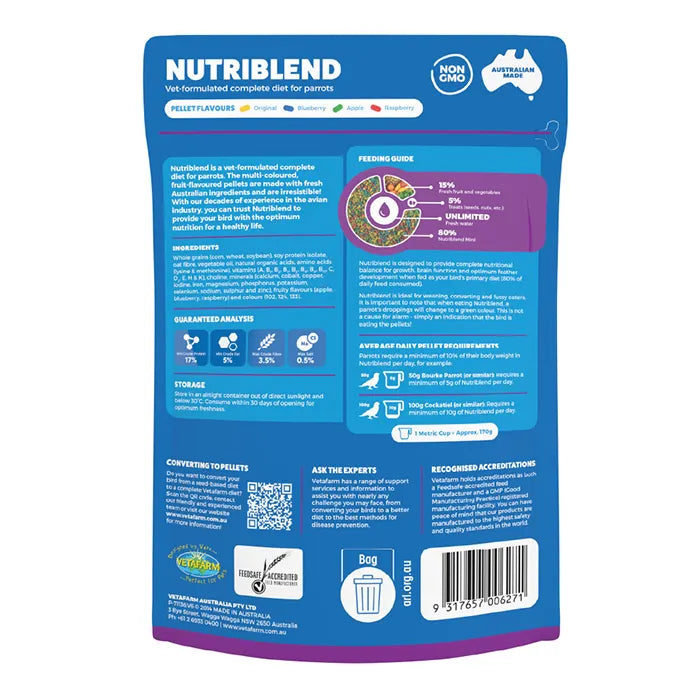 Vetafarm Nutriblend Mini Pellets