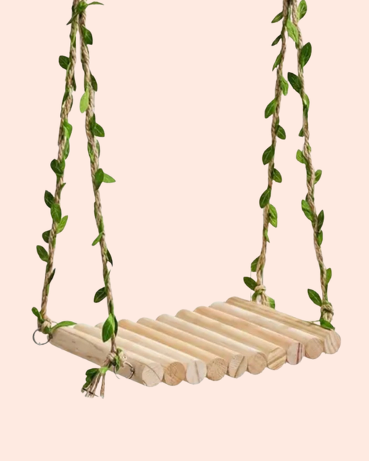 Natural Wood Swing